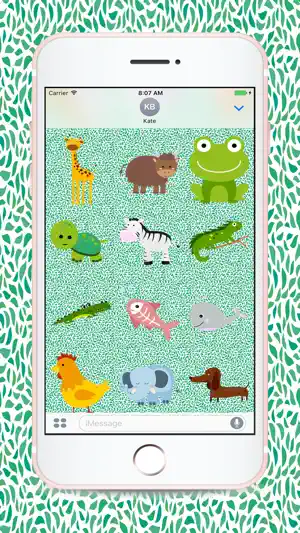 Adorable Animal Stickers for Messaging
