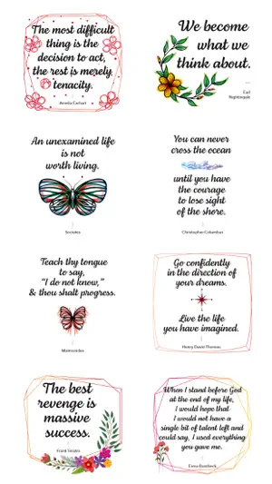 Beautiful & Inspiring Stickers