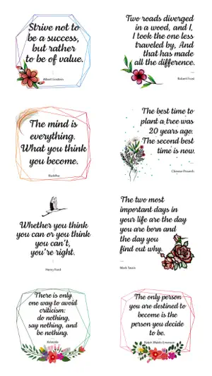 Beautiful & Inspiring Stickers