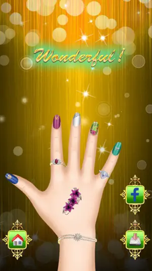 公主美甲艺术沙龙 ：美甲游戏的女孩 ！把你的指甲护理