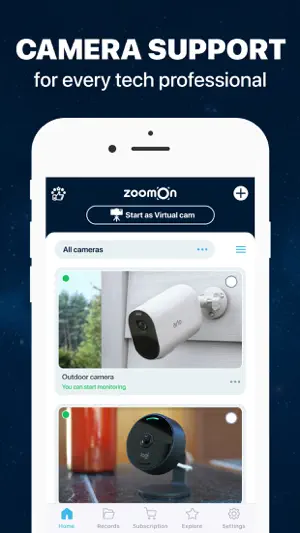 ZoomOn: 家庭安全摄像头