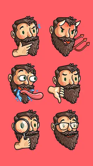 Beardmoji by Rudy