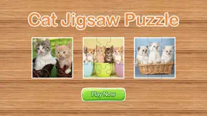 可爱的猫小猫拼图益智游戏为幼儿园和幼稚园 免费