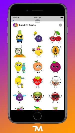 Land Of Fruits Stickers