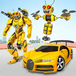 蜜蜂机器人变换游戏3D